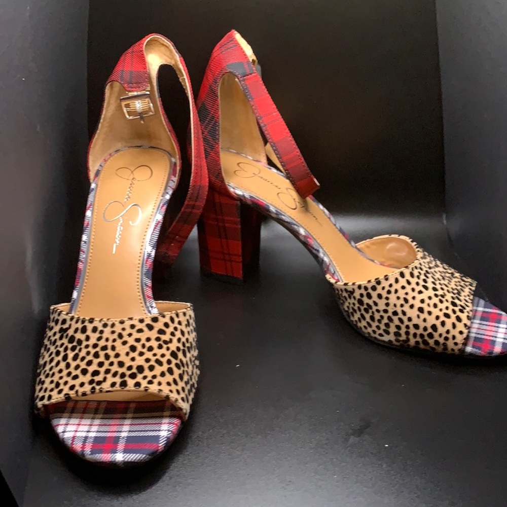 Jessica Simpson Flocked Cheetah Print